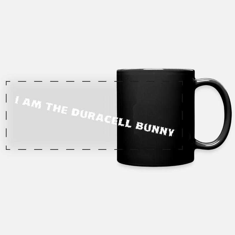 I am the duracell - Full Colour Panoramic Mug - black