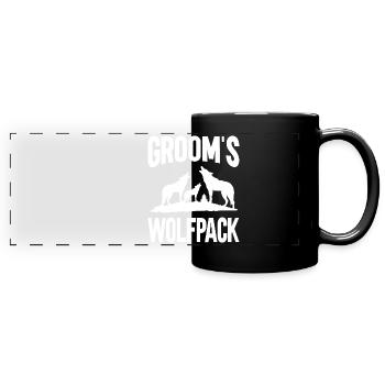 Escouade de mariés - Mug panoramique uni - noir - Devant
