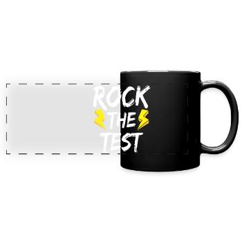 Faire basculer le test - Mug panoramique uni - noir - Devant