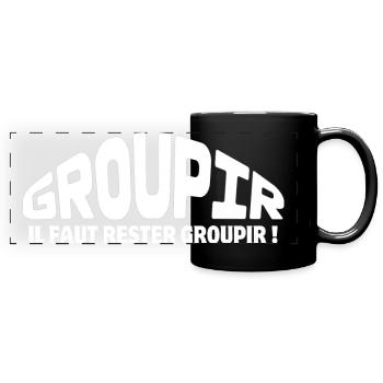 la septième compagnie, la 7ème compagnie - Mug panoramique uni - noir - Devant