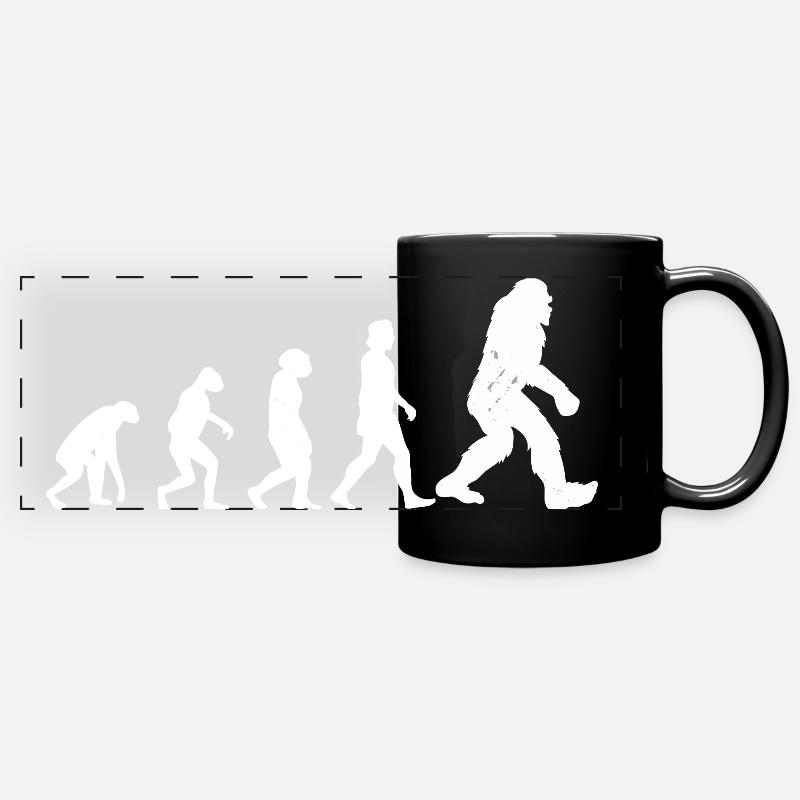 Bigfoot Sasquatch Cache-cache Dictons - Mug panoramique uni - noir