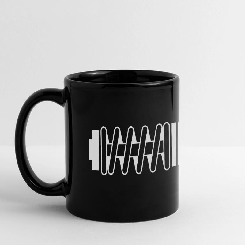static flat Panorama-Tasse farbig