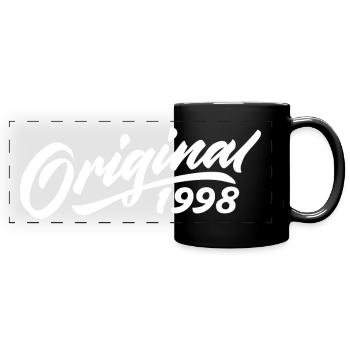 Original 1998 Birthday Gift 1998 - Full Colour Panoramic Mug - black - Front