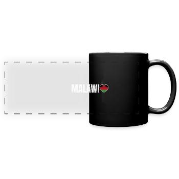 Malawi - Full Colour Panoramic Mug - black - Front