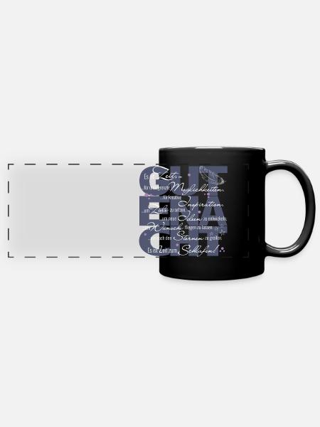 Good night - Full Colour Panoramic Mug - black