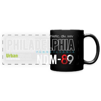 Conception de logo de sports de rue urbains - Mug panoramique uni - noir - Devant