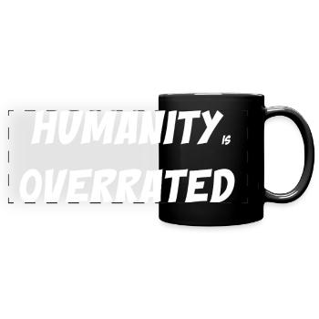 Humanity - Full Colour Panoramic Mug - black - Front