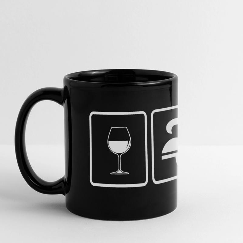 Kellner oder Kellnerin? Die Geschenkidee Panorama-Tasse farbig