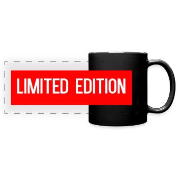 Limitierte Auflage - Panorama-Tasse farbig - Schwarz - Vorne