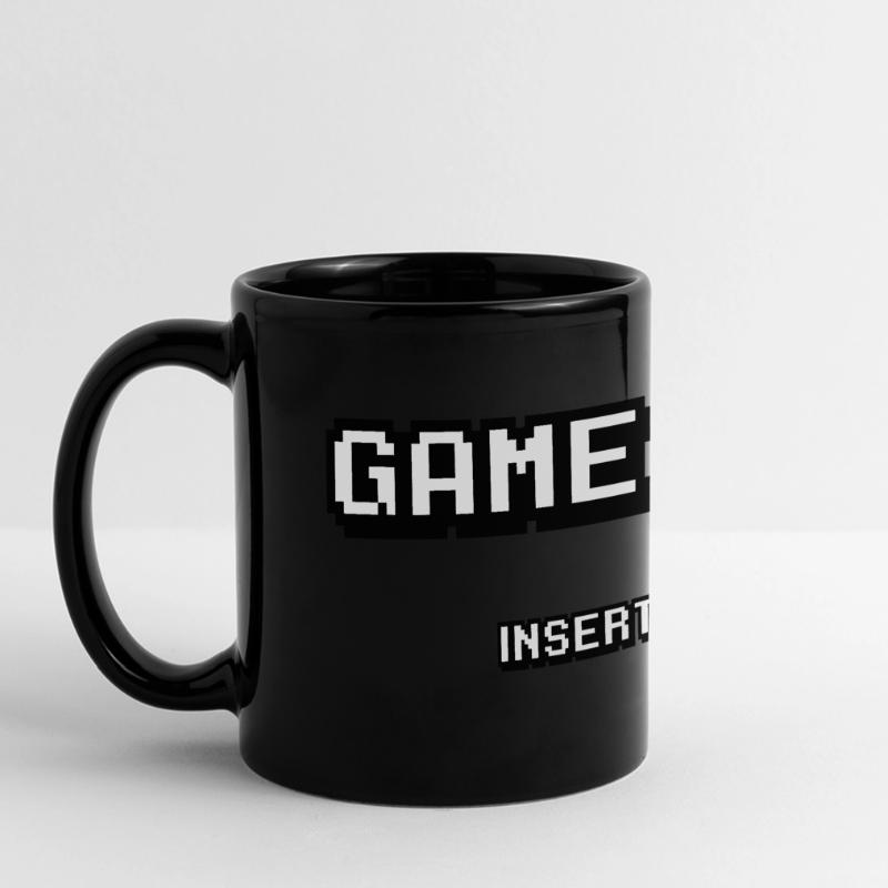 Game Over pièce d'insertion Mug panoramique uni