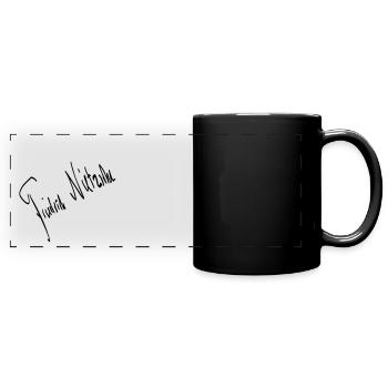 Friedrich Nietzsche - Full Colour Panoramic Mug - black - Front