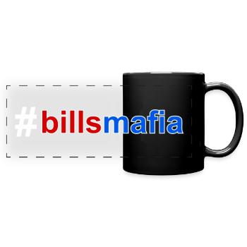 Mafia du bison - Mug panoramique uni - noir - Devant