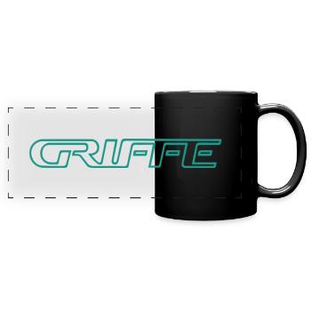 griffe - Mug panoramique uni - noir - Devant