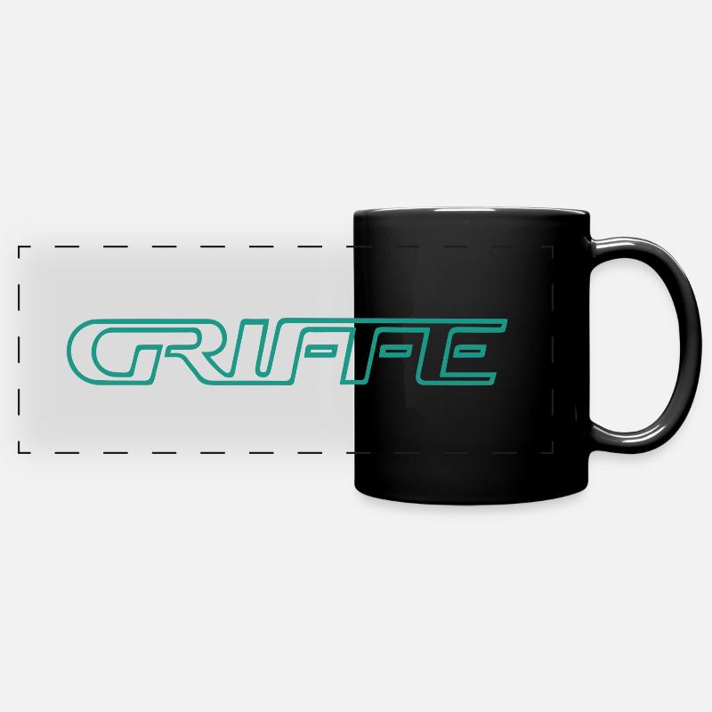 griffe - Mug panoramique uni - noir