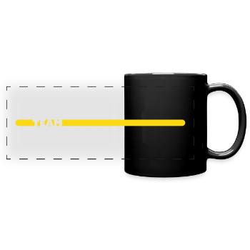 TEAM - Mug panoramique uni - noir - Devant