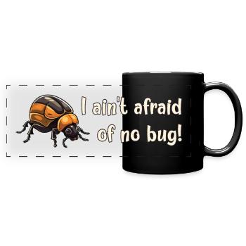 Bugbuster - Bug Fixer - Programmer - Full Colour Panoramic Mug - black - Front
