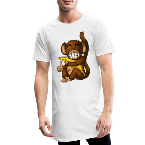 Super Fröhlicher Affe - Männer Urban Longshirt