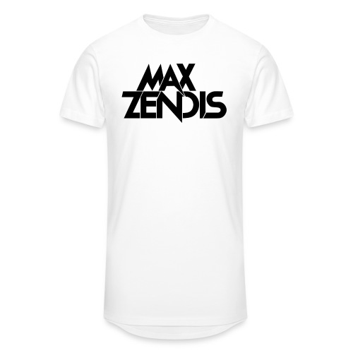 MAX ZENDIS Logo Big - White/Black - Männer Urban Longshirt