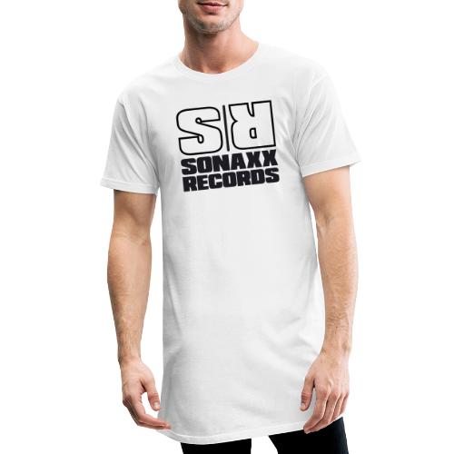 Sonaxx Records Logo schwarz (quadratisch) - Männer Urban Longshirt