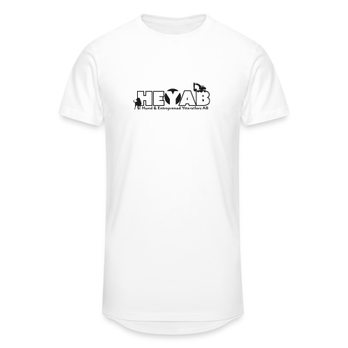 HEYAB logo outline - Urban lång T-shirt herr