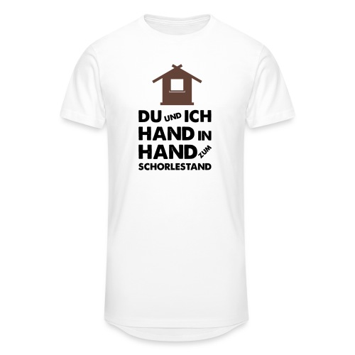 Hand in Hand zum Schorlestand / Gruppenshirt - Männer Urban Longshirt