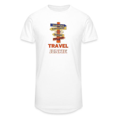 traveljunkie - i like to travel - Männer Urban Longshirt