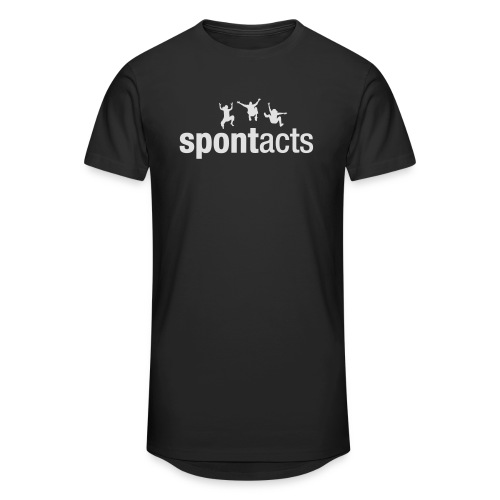 spontacts_Logo_weiss - Männer Urban Longshirt