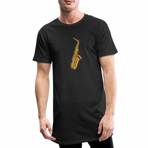 Saxofon in Gold - Männer Urban Longshirt