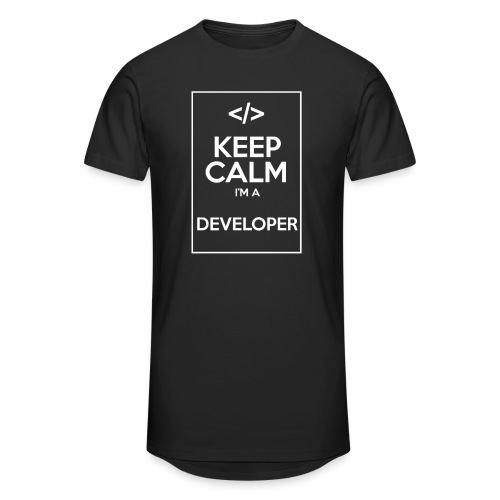 Keep Calm I'm a developer - Men's Long Body Urban Tee