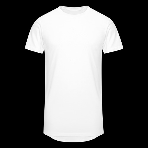 logo hvid png - Herre Urban Longshirt