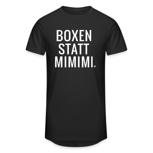 Boxen statt Mimimi® - weiß - Männer Urban Longshirt