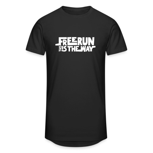 Freerun is the way cadeau parkour humour traceur - T-shirt long Homme