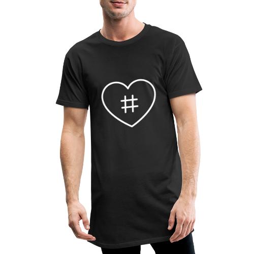 Hashtag Herz - Männer Urban Longshirt