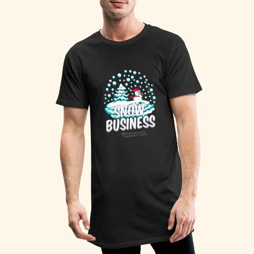 Schneemann Snow Business - Männer Urban Longshirt