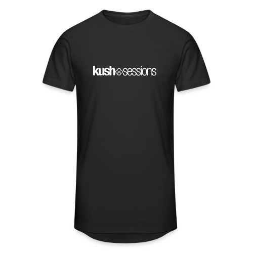 KushSessions (white logo) - Mannen Urban longshirt