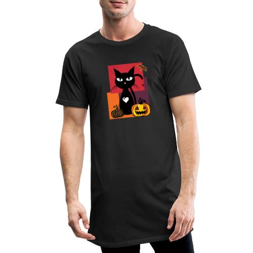 Halloween cat - Männer Urban Longshirt