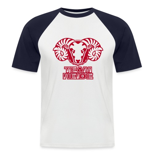 team heide logo 1c - Männer Baseball-T-Shirt