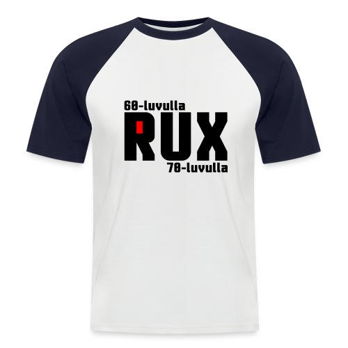 rux-60-70_black - Men's Baseball T-Shirt