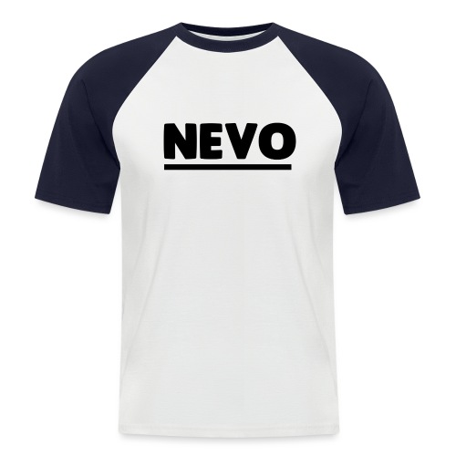 nevo underline black - Men's Baseball T-Shirt