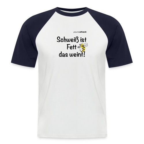 poundattack Shirt - Männer Baseball-T-Shirt