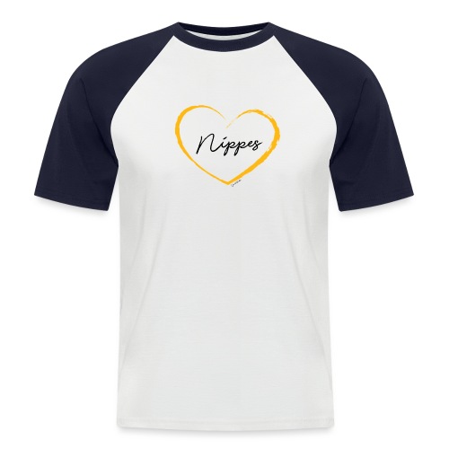 Nippes Liebe - Männer Baseball-T-Shirt