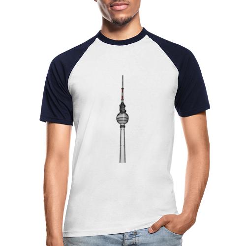 Fernsehturm Berlin c - Männer Baseball-T-Shirt