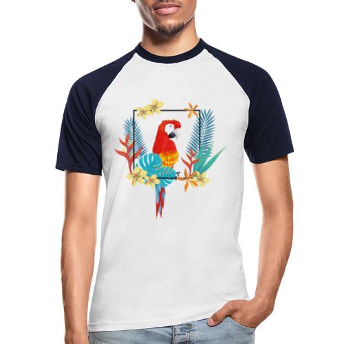 Papagei - Männer Baseball-T-Shirt