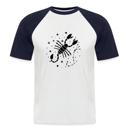 Sternzeichen Furchtloser Skorpion Oktober November - Männer Baseball-T-Shirt