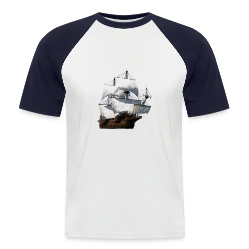 Segelschiff - Männer Baseball-T-Shirt