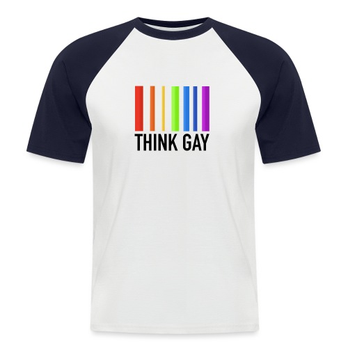 Pensamiento gay - Camiseta béisbol manga corta hombre