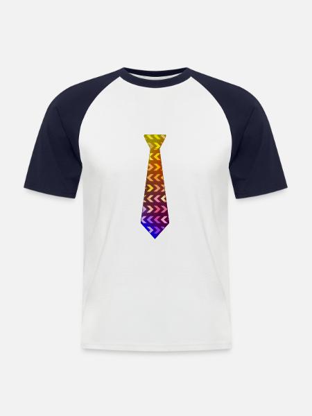 Slips Slips Business Dress Code Tie - Kortærmet herre-baseballshirt - hvid/marineblå