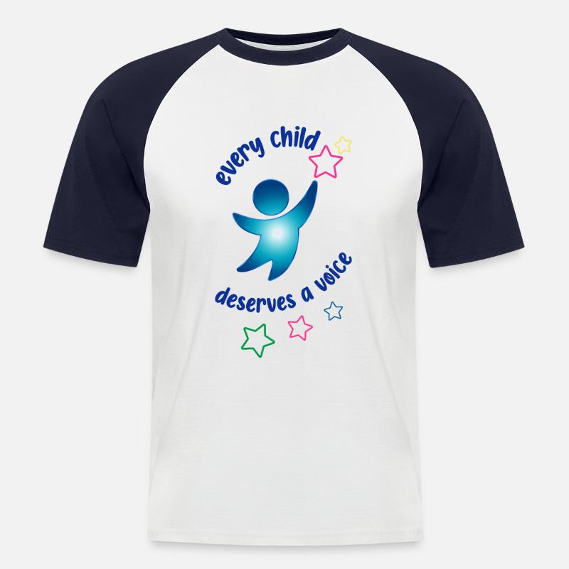 Speech Therapist Therapy Assistant - Männer Baseball-T-Shirt - Weiß/Navy