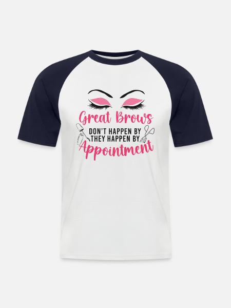Licensed Esthetician Beautician - Männer Baseball-T-Shirt - Weiß/Navy
