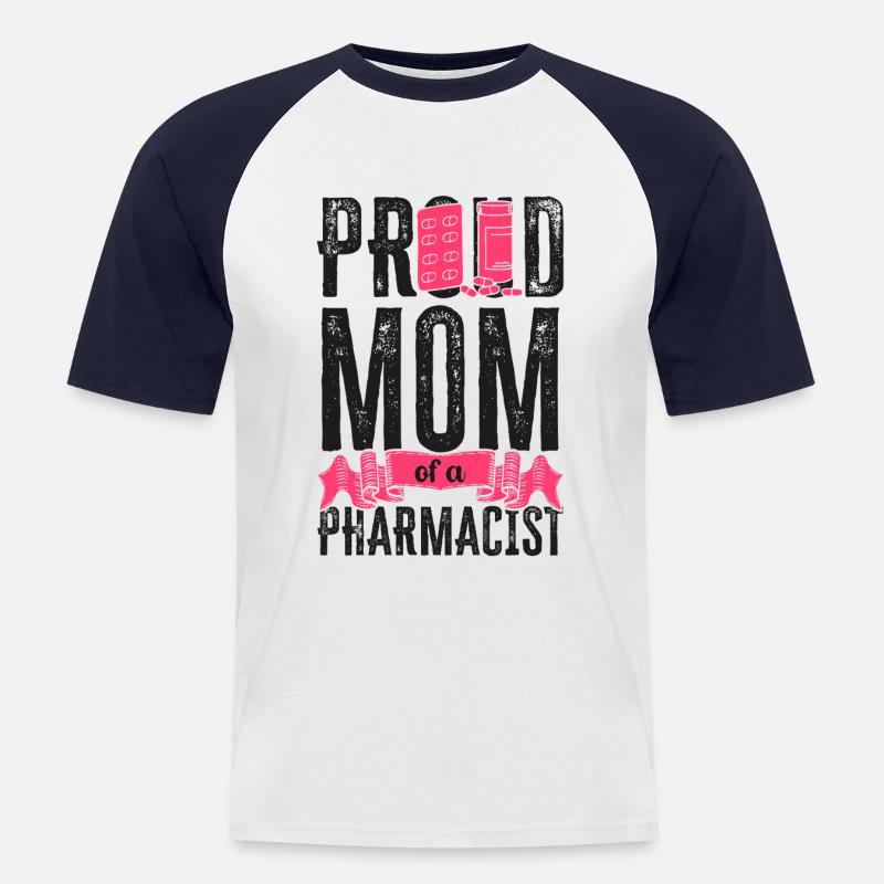 Pharmacy Tech Technician - Men's Baseball T-Shirt - white/navy